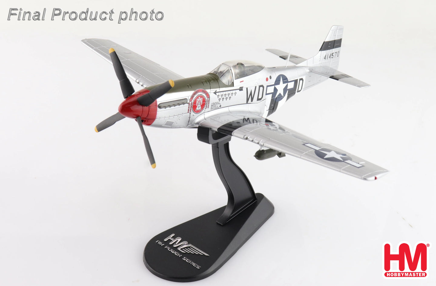 HOBBY MASTER P-51D MUSTANG 335 FS/4 FG CAPTAIN TED LINES